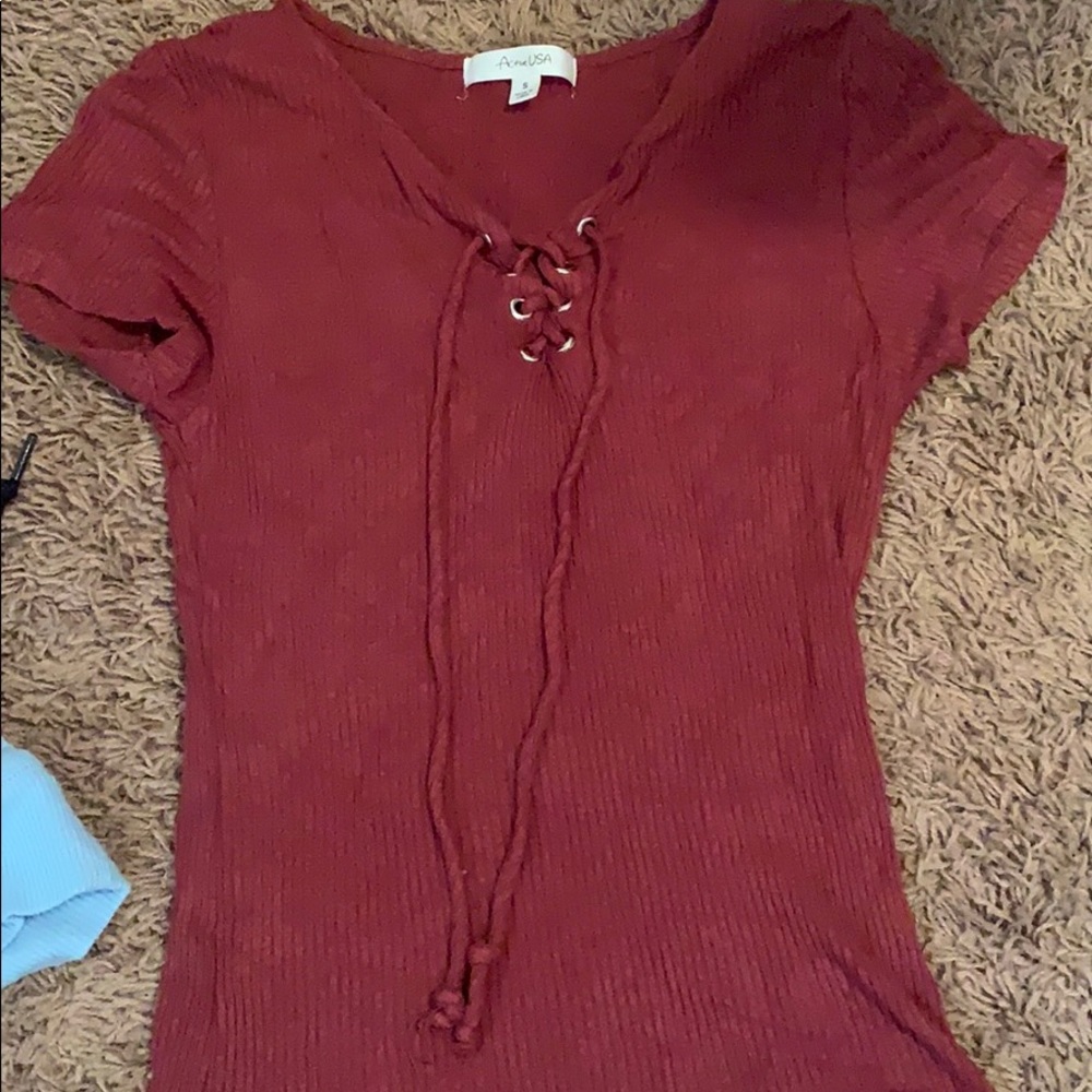 Small tighter fitted shirt